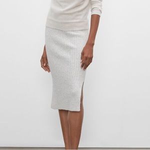 Club Monaco Multi rib tube skirt NWT